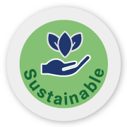 Infographic representing sustainable production of SilverWater baby wet wipes